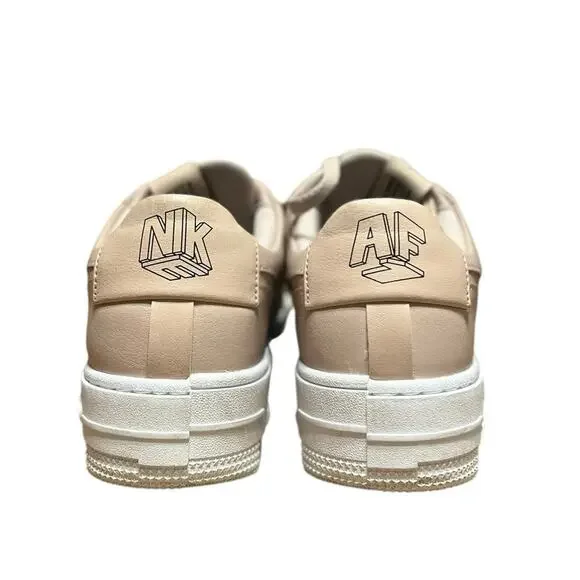 Nike Air Force 1 Pixel Particle Beige Pink Shoes Size 10
